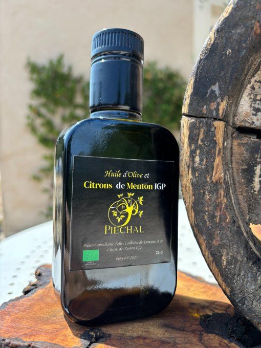 Huile d'olive et Citrons de Menton IGP 25 cl