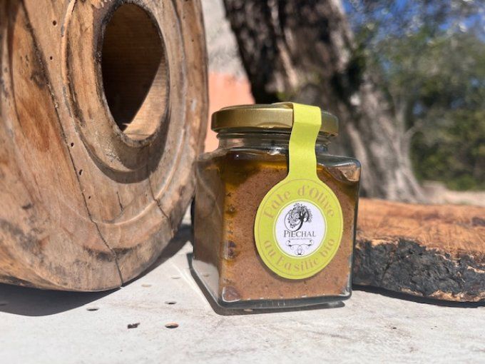 Pâte d'olive au Basilic Bio* 170 g - Copie